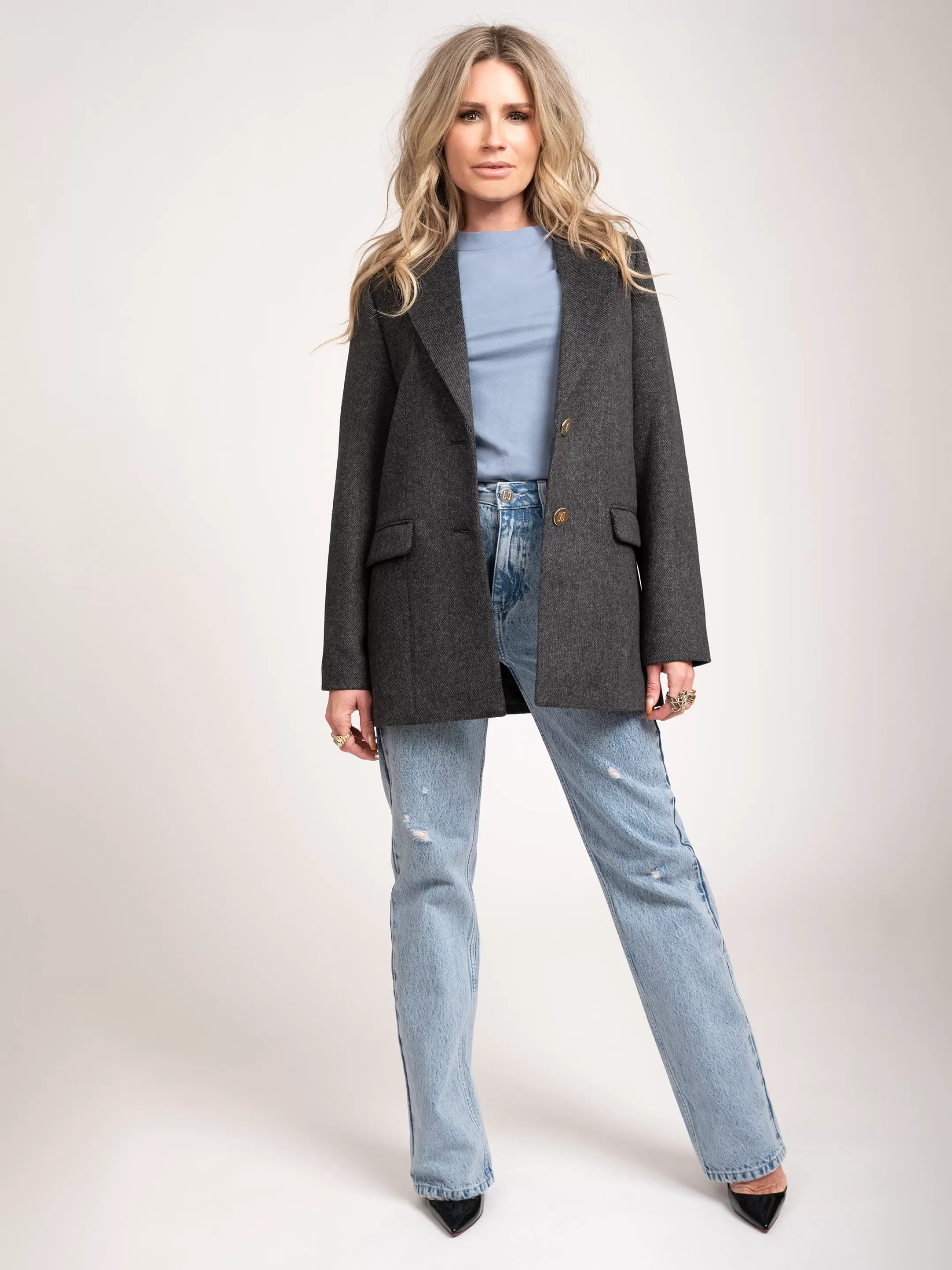 Best Sale NIKKIE Blazer coat Black