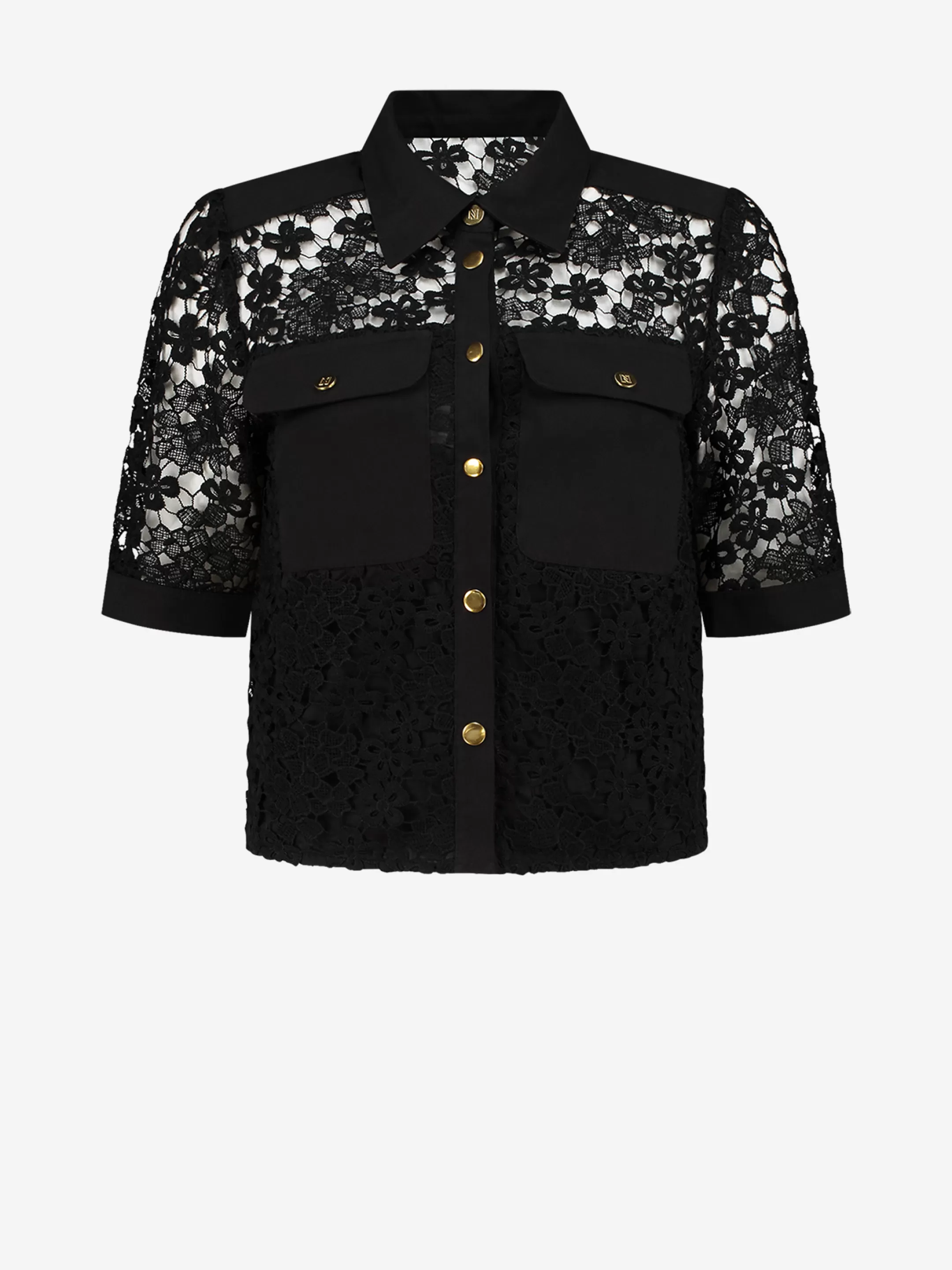 Cheap NIKKIE Lace blouse Black