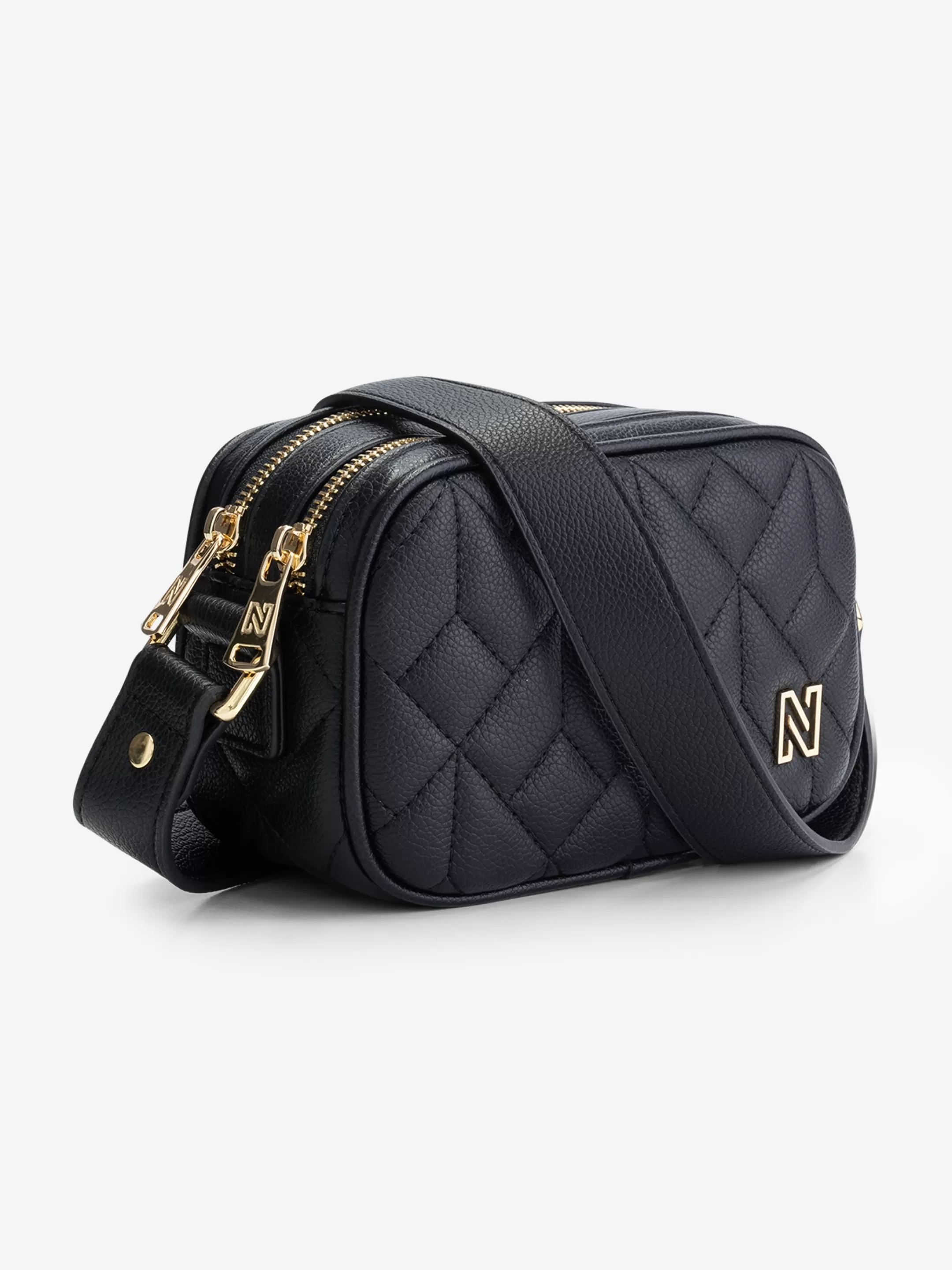 Best NIKKIE Quilted shoulderbag Black/Gold