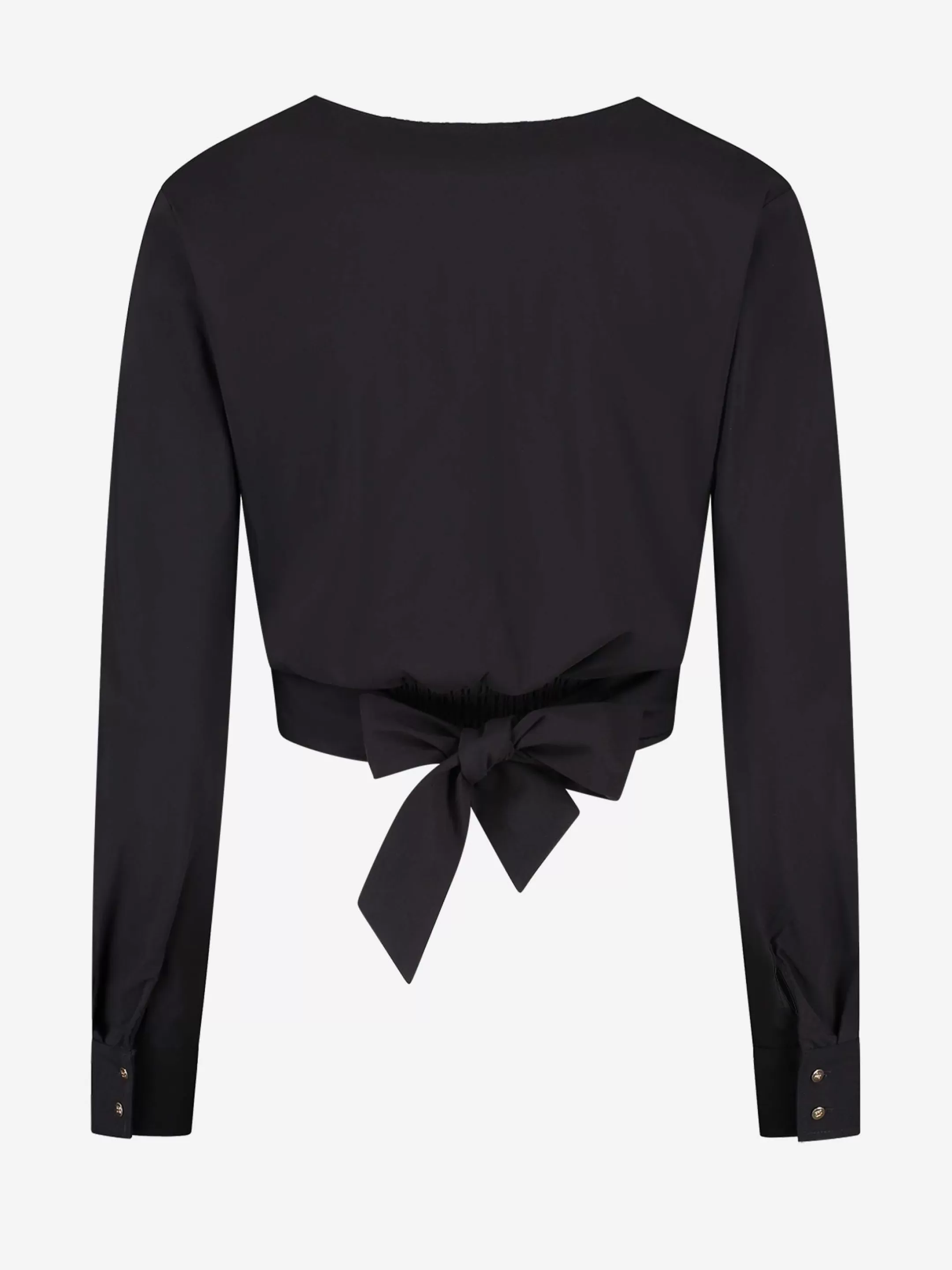 Clearance NIKKIE Short knotted top Black