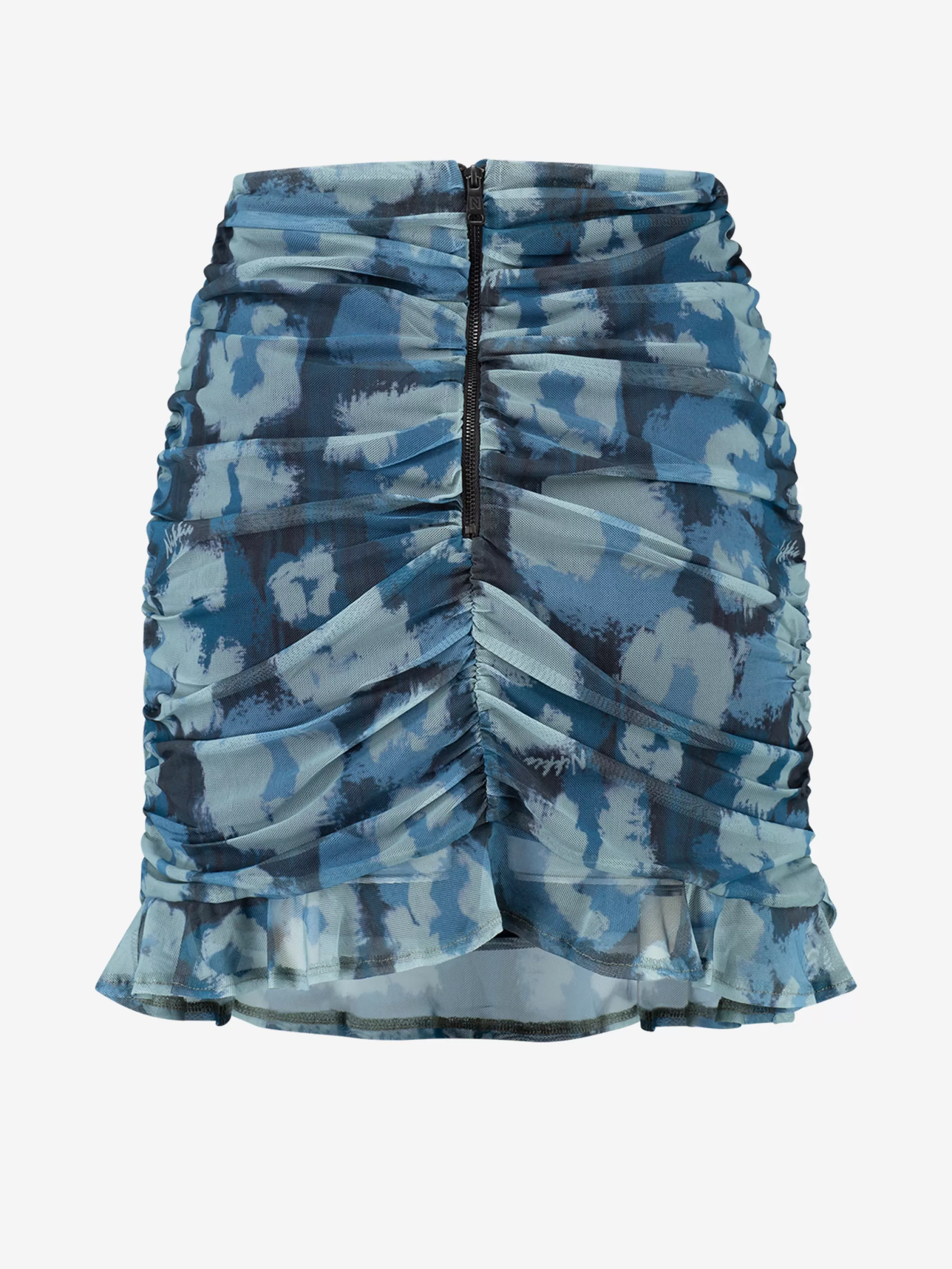 Discount NIKKIE SKIRT WITH RUFFLES Navy
