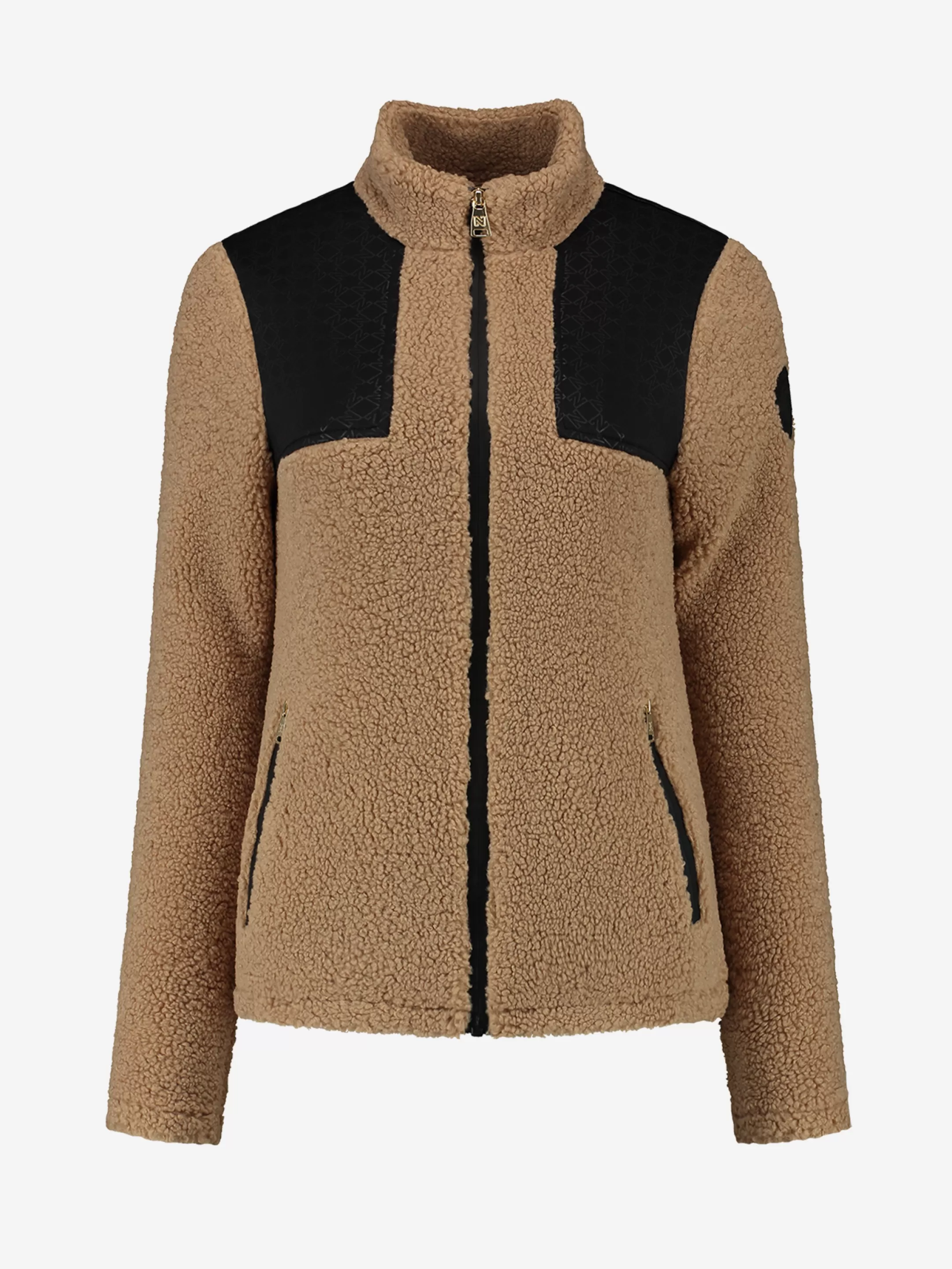 Hot NIKKIE Teddy riding jacket Dark Hummus
