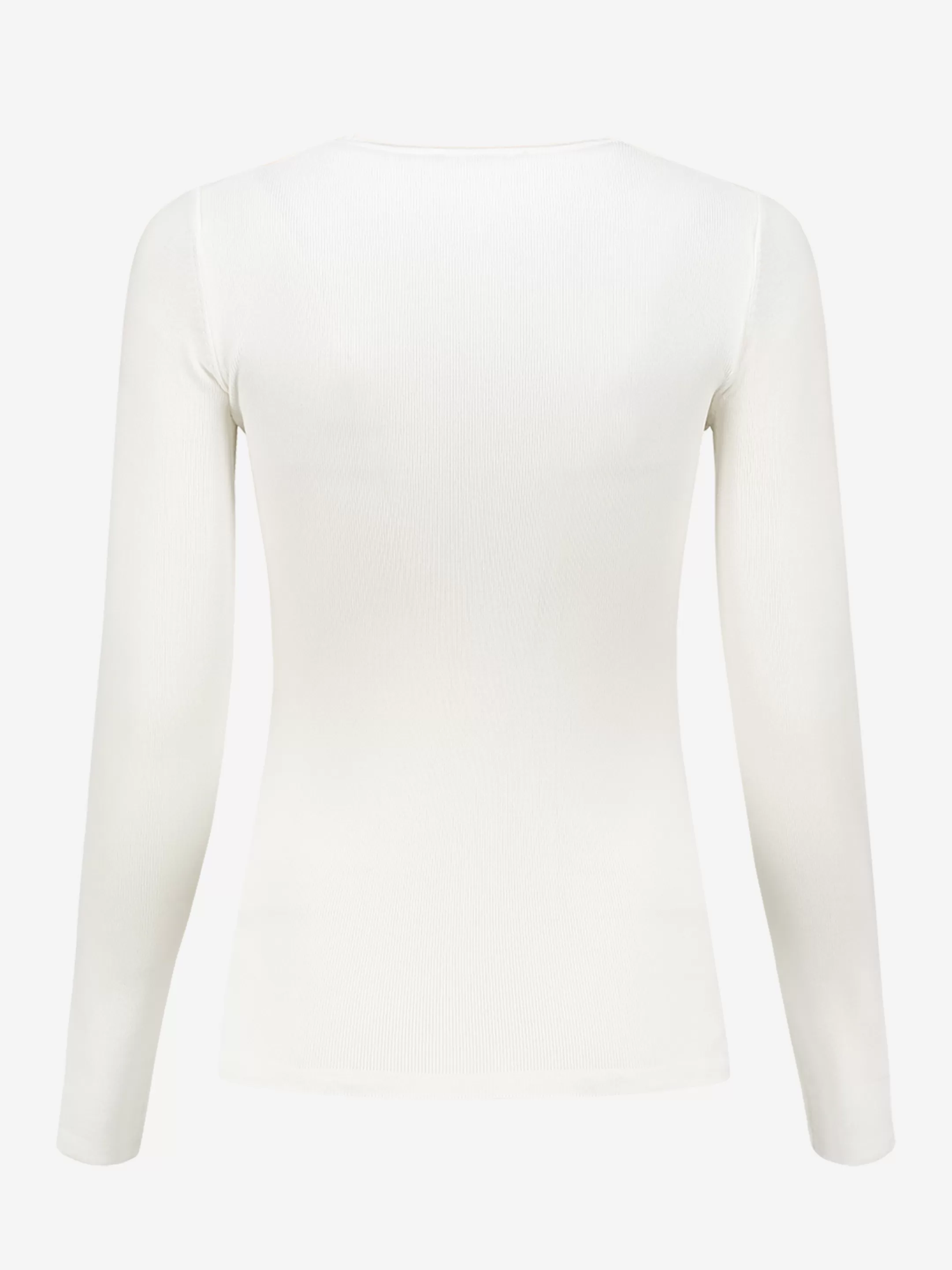 Fashion NIKKIE Tight top with long sleeves Off White