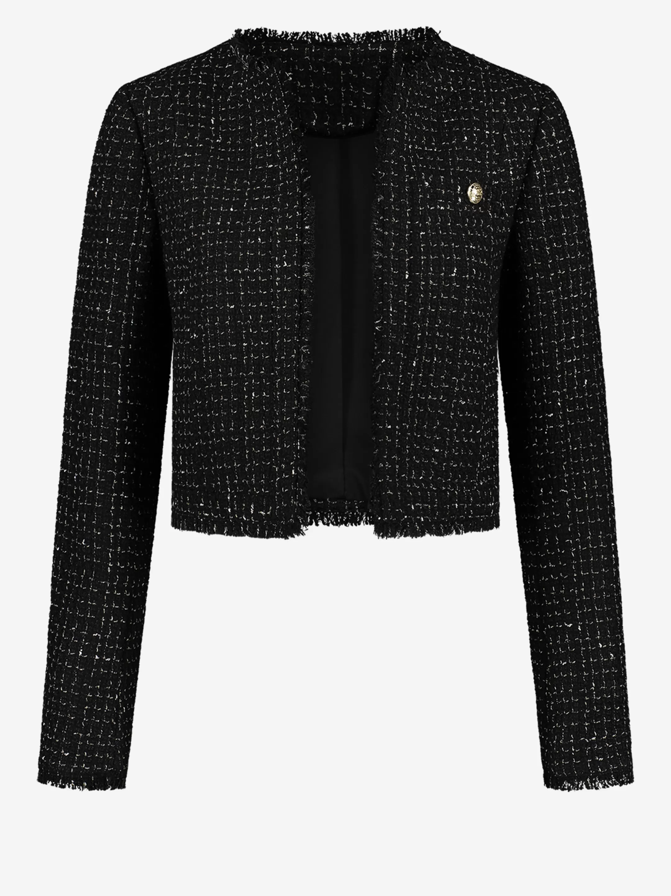 Discount NIKKIE Tweed blazer Black
